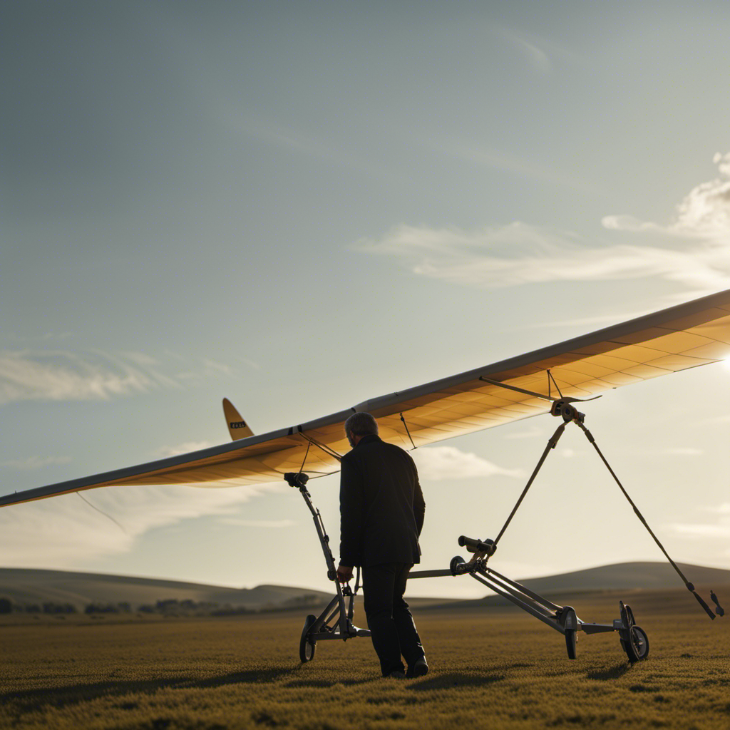 An image showcasing a step-by-step guide to launching an elastic launch glider: a person gripping the glider's fuselage firmly, pulling back on the elastic band, and releasing it with precision and force