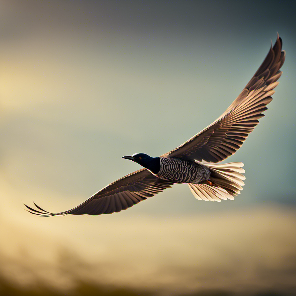 An image capturing the graceful motion of gliding movement