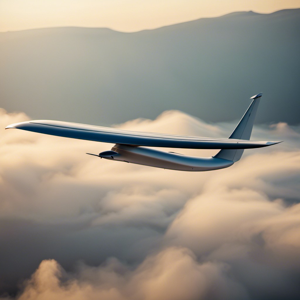 An image showcasing a glider wing design, highlighting its optimal size