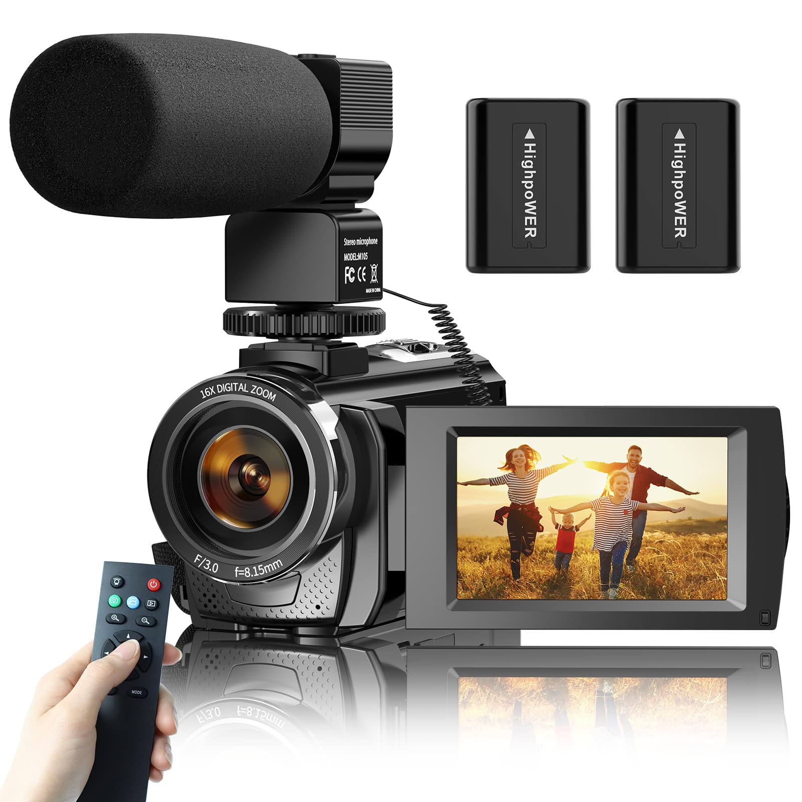 Aasonida Video Camera Camcorder for YouTube