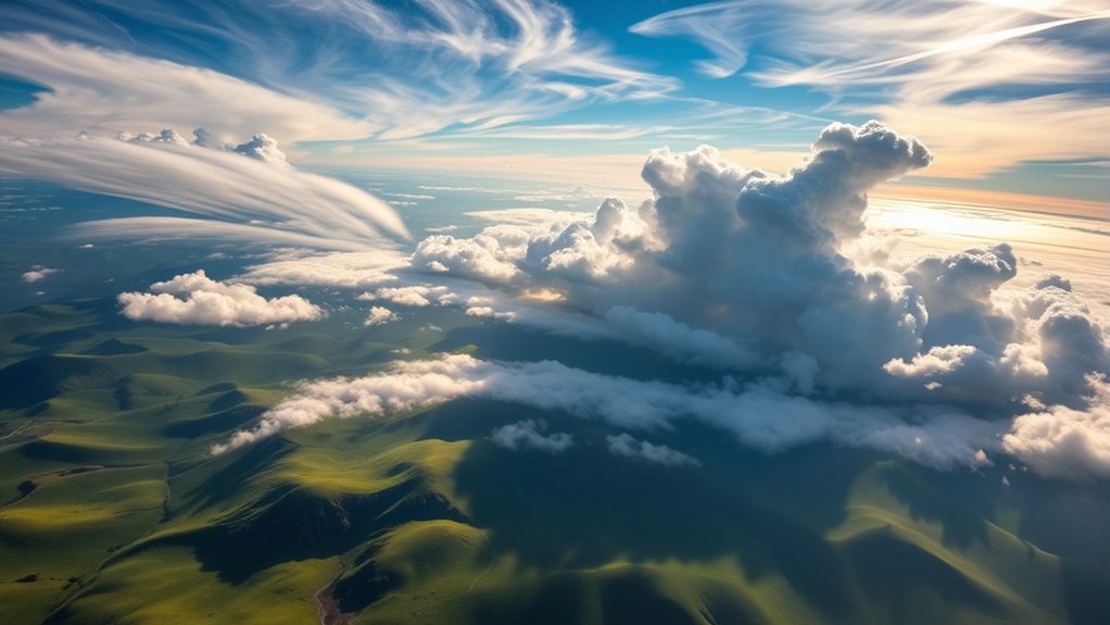 air meeting causes storm formation