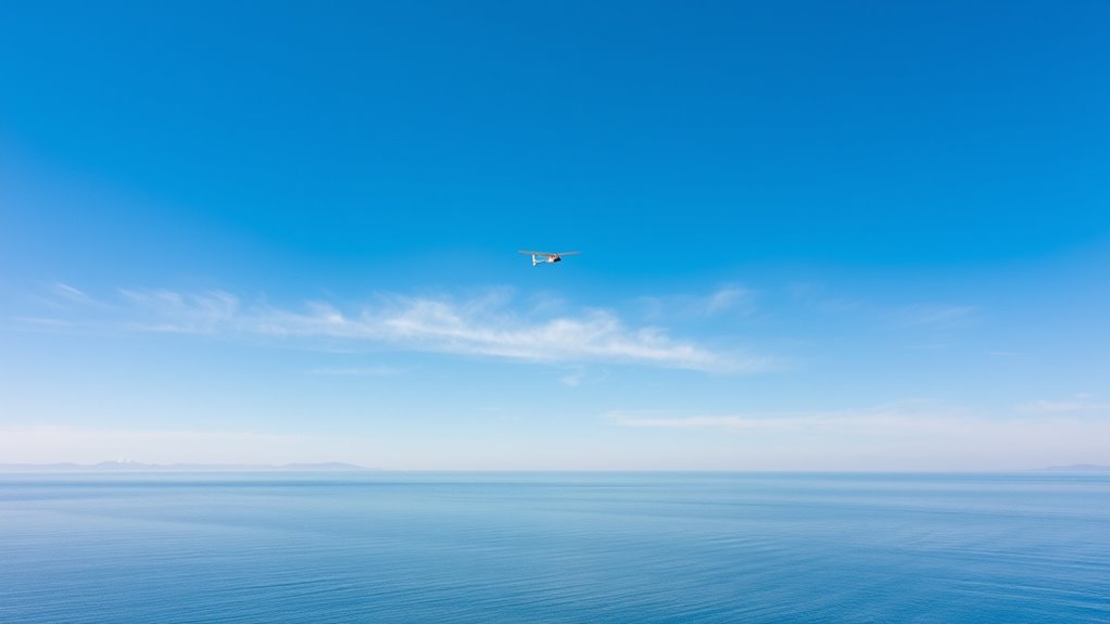 calm clear steady air