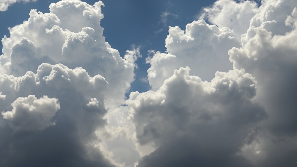 cloud bases lowering tops flattening