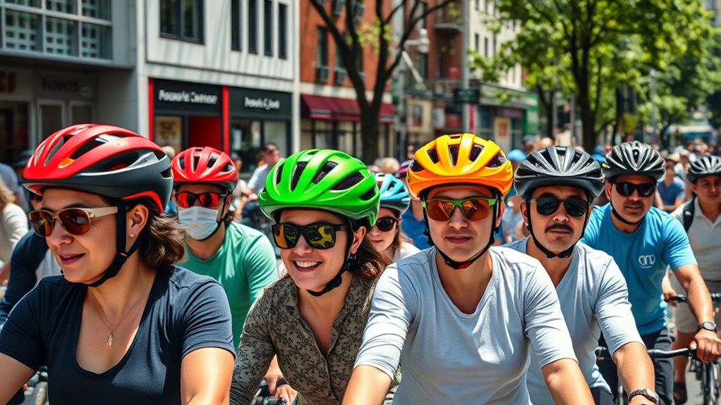 cultural demographics influence helmet use