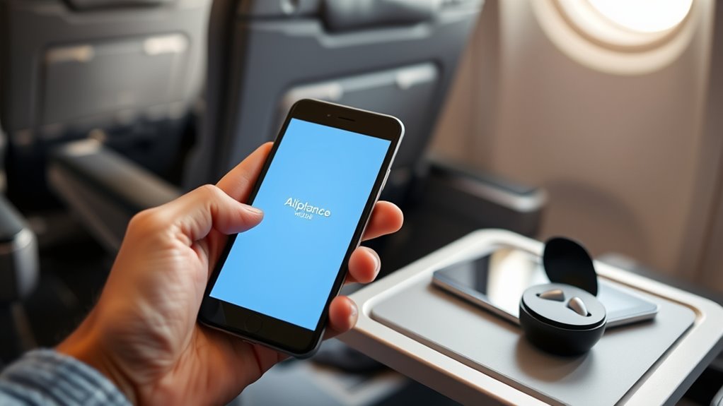 disable wireless devices during takeoff