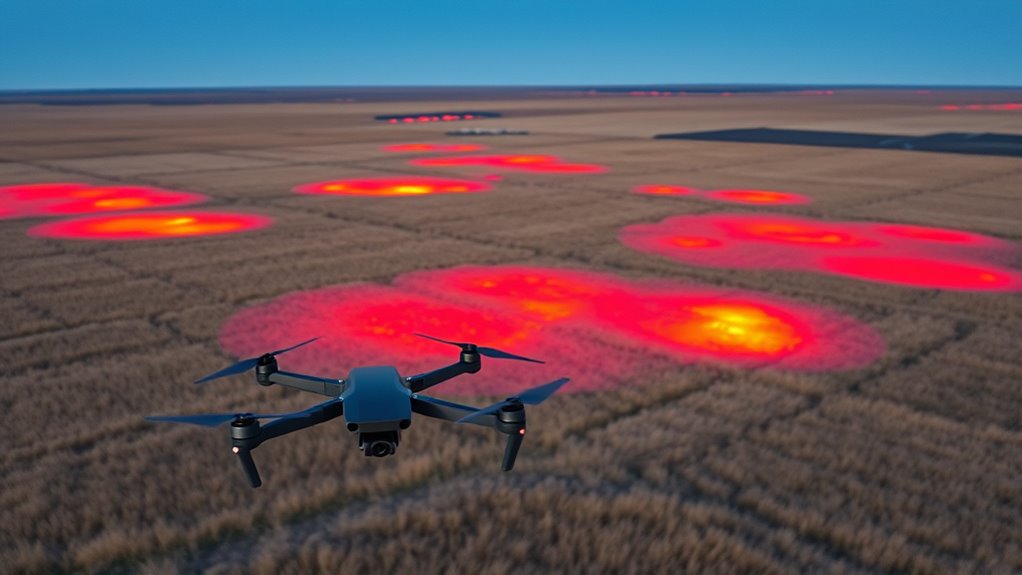 drone and satellite thermal mapping