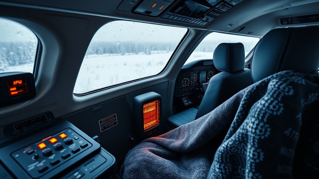 efficient winter cockpit heating