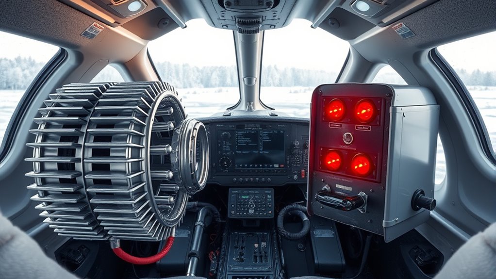 engine driven heat exchange maintenance
