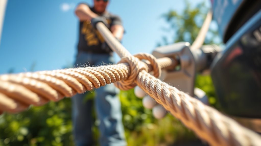 handle rope use proper equipment