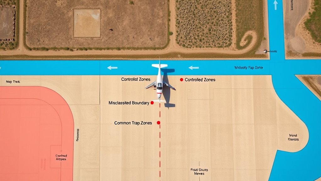 interpreting airspace boundaries correctly