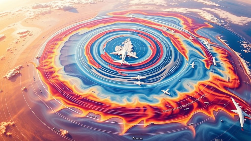 jet streams influence weather