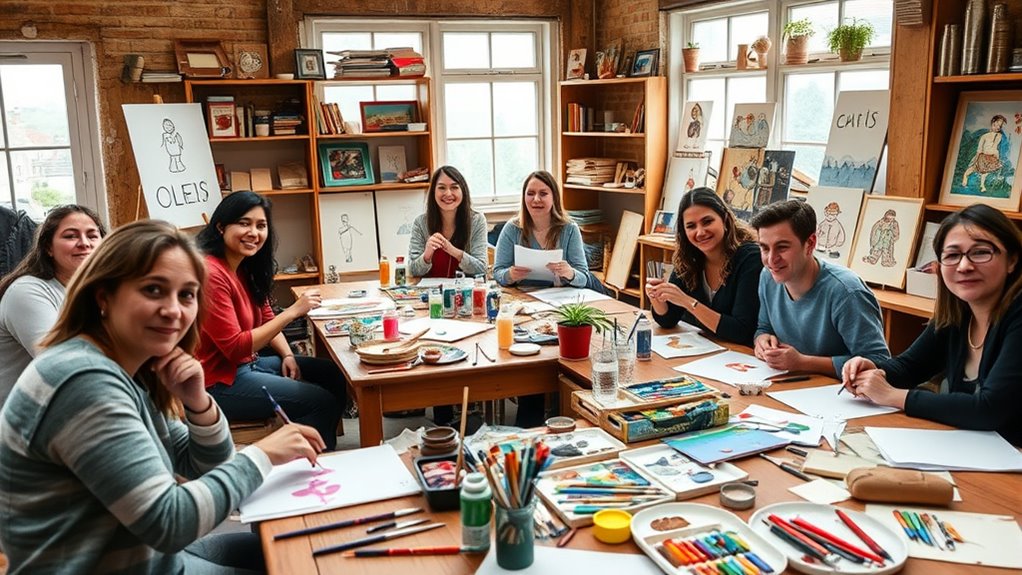 join creative arts groups