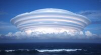 lenticular clouds indicate waves