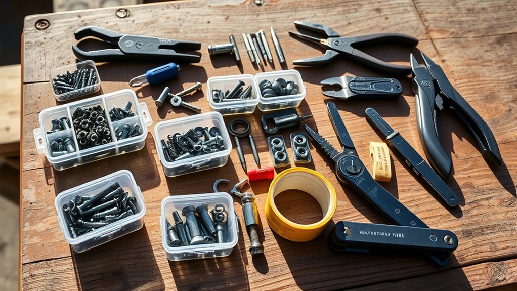 maintain tools and inventory