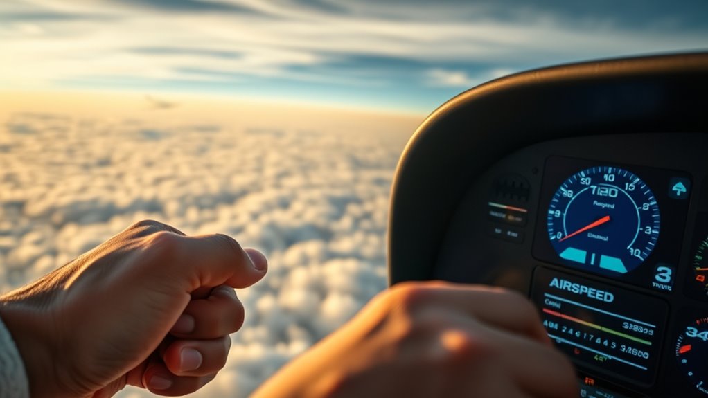 monitor and interpret flight speeds