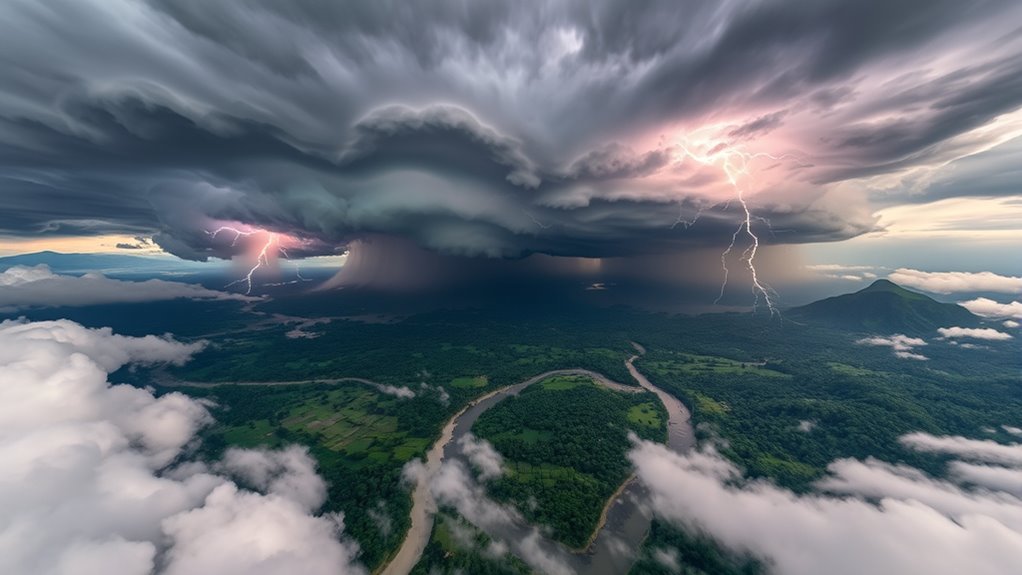 monsoon convergence drives rainfall