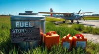 motorglider fuel storage regulations
