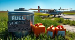 motorglider fuel storage regulations