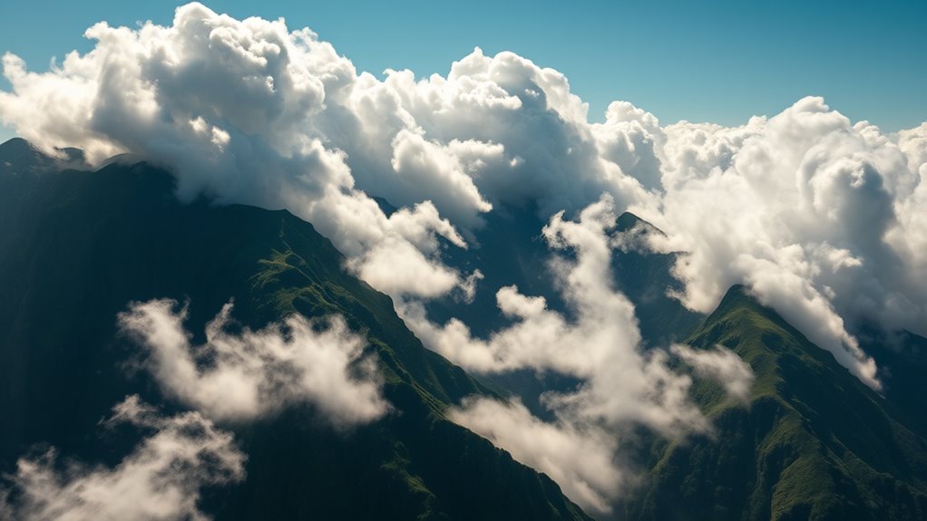 mountain induced rainfall ecosystems