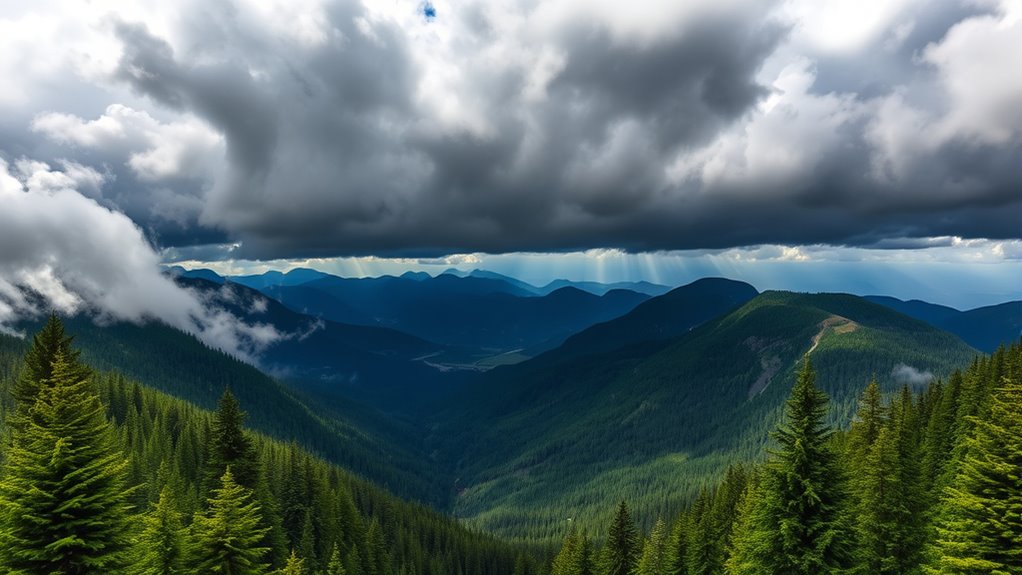 mountain rain shadow effect