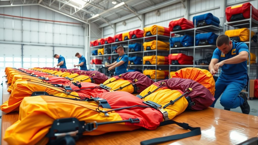 parachute maintenance and storage