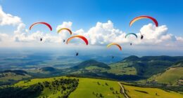 paraglider shared thermaling etiquette