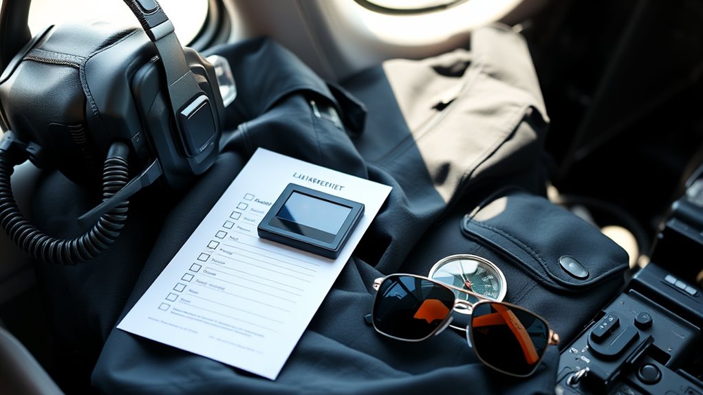 pre flight safety equipment check