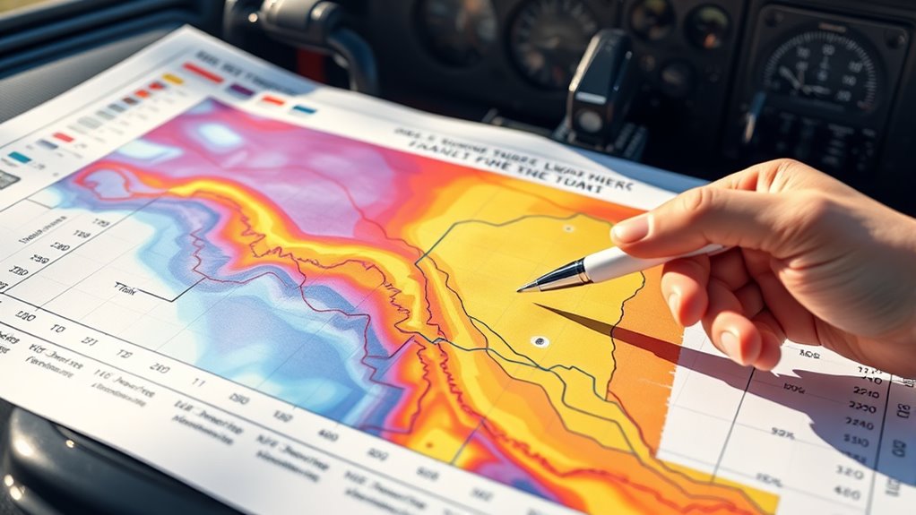 pre flight skew t chart analysis