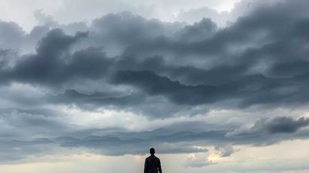 rain clouds indicate weather