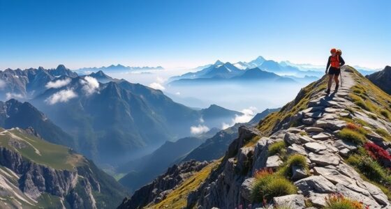 safely running mountain ridges