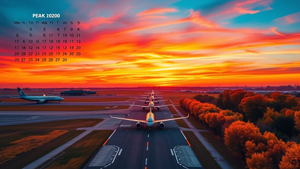 seasonal travel and peak periods