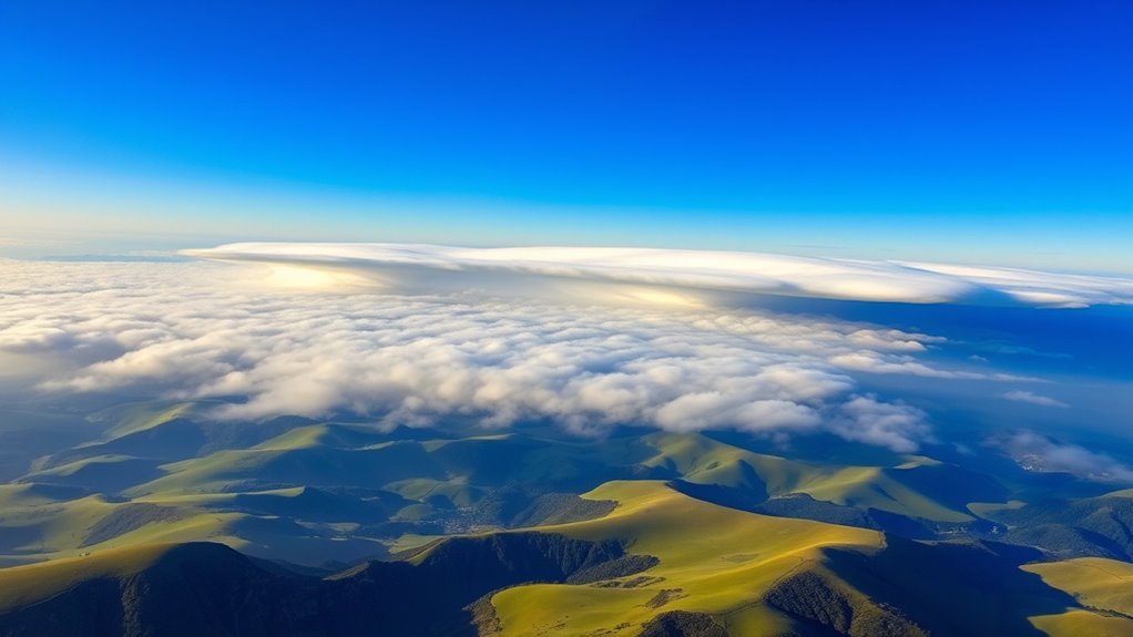 stable moist air uplift