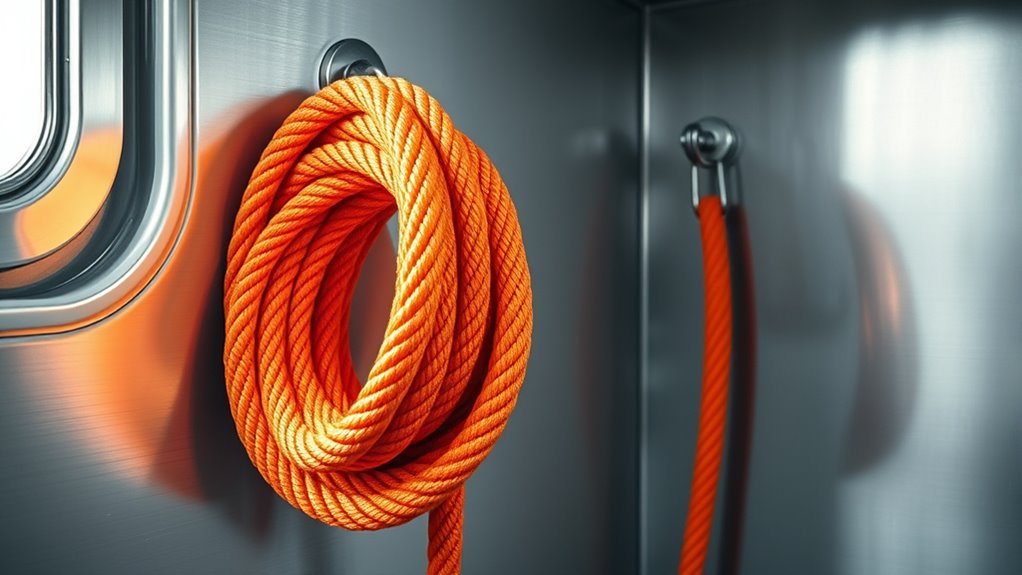 store rope in dry protected area