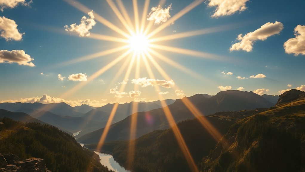 sunlight filtering and absorption