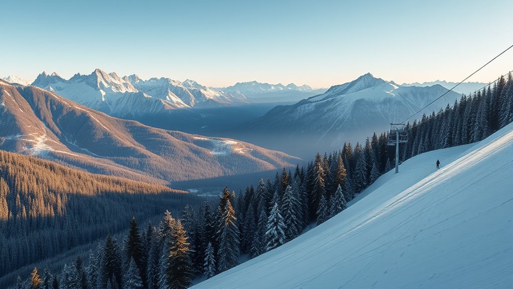 sunny quiet hidden slopes