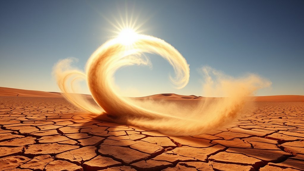 surface heating triggers dust devils