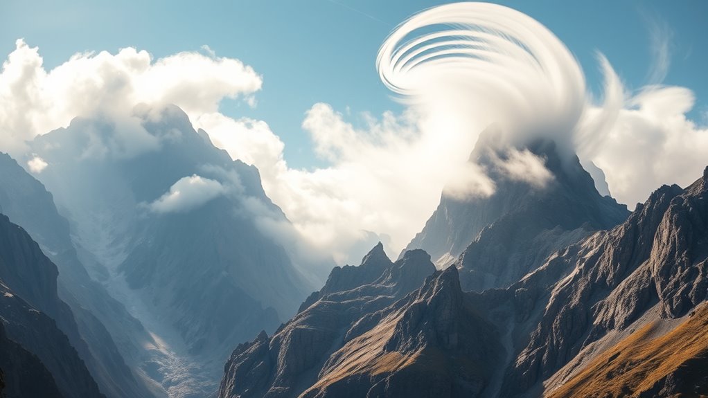 terrain influences updraft formation