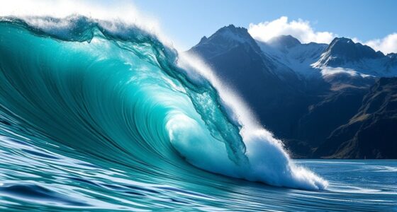 wave soaring over cairngorms