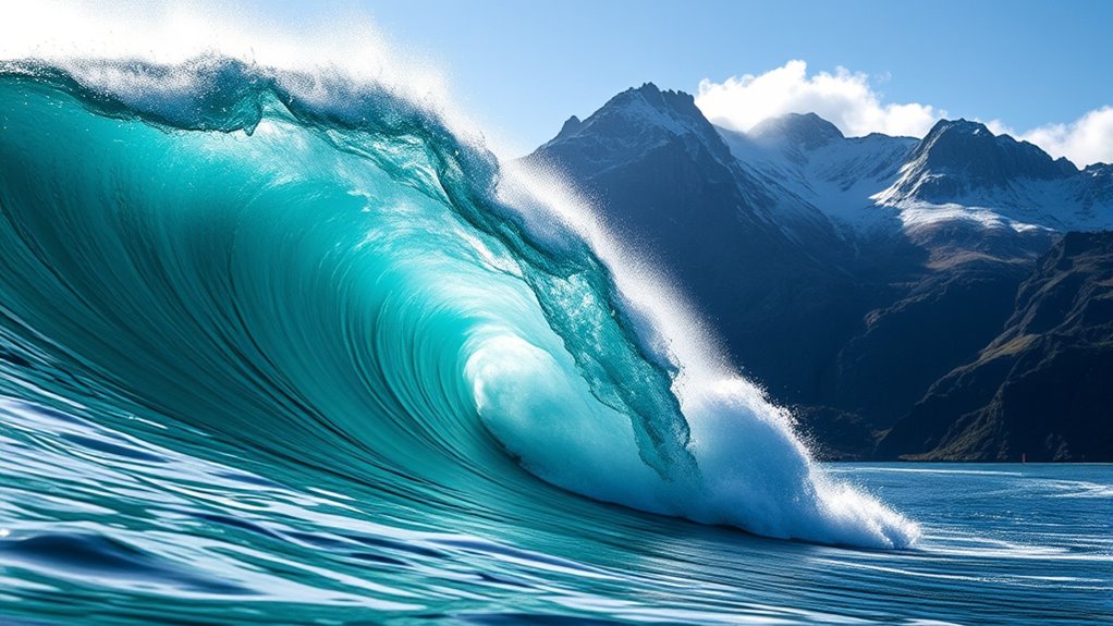 wave soaring over cairngorms