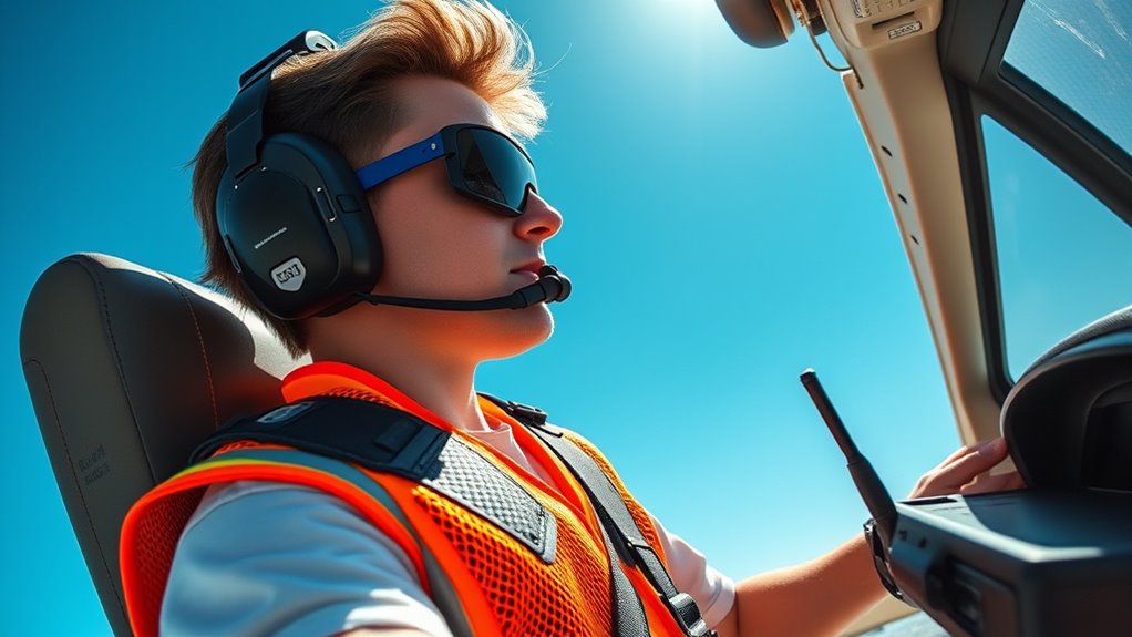 wear high visibility safety vest