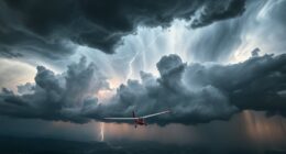 weather conditions disrupting glide