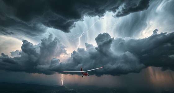 weather conditions disrupting glide