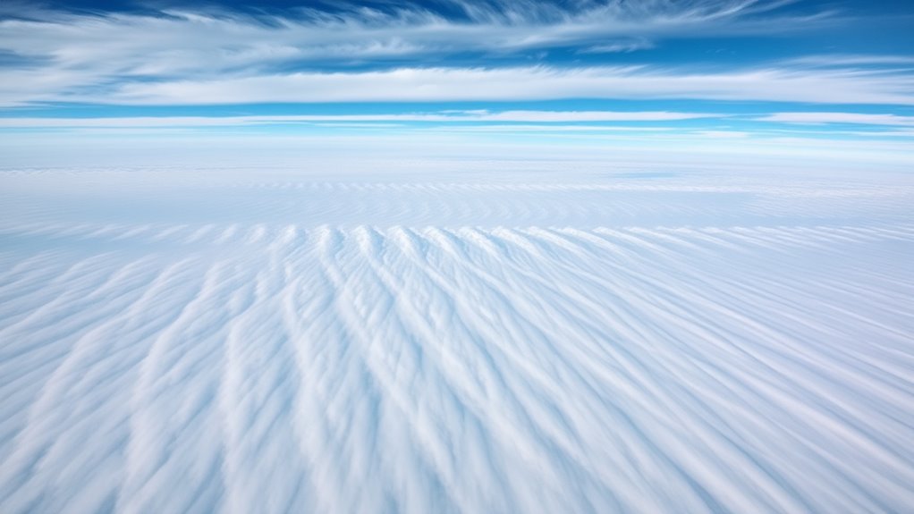 wind driven cloud alignment