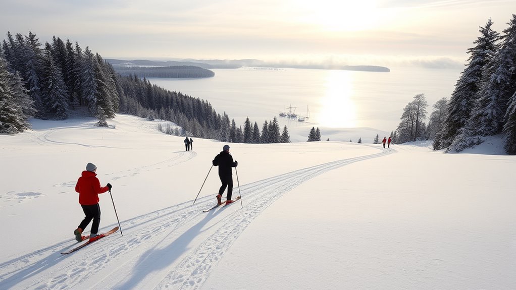 winter lakeside adventure options