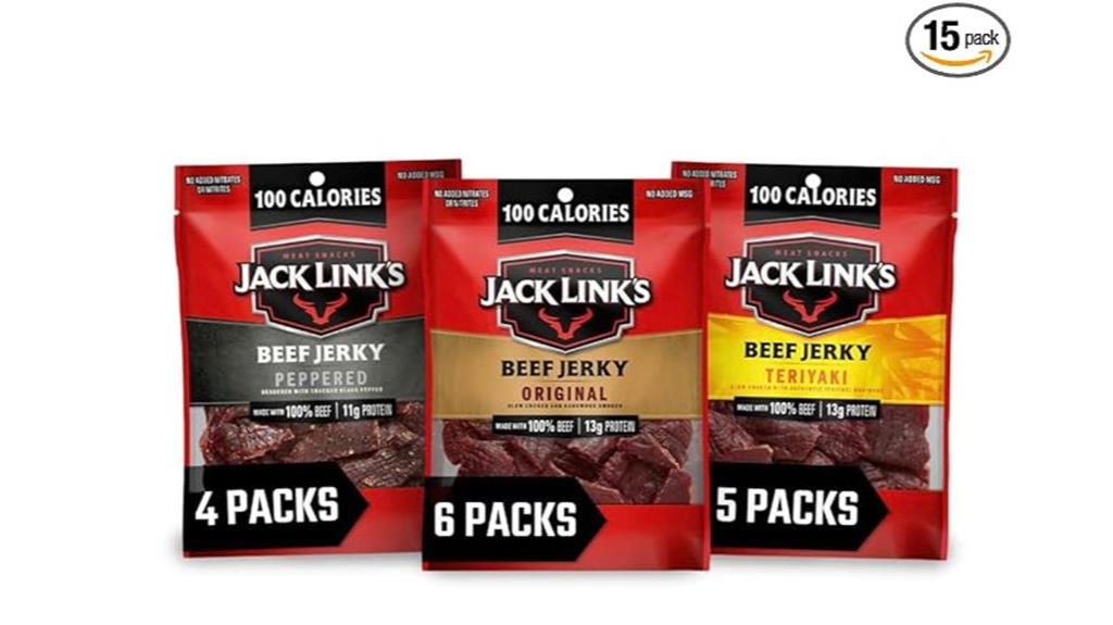 15 pack beef jerky
