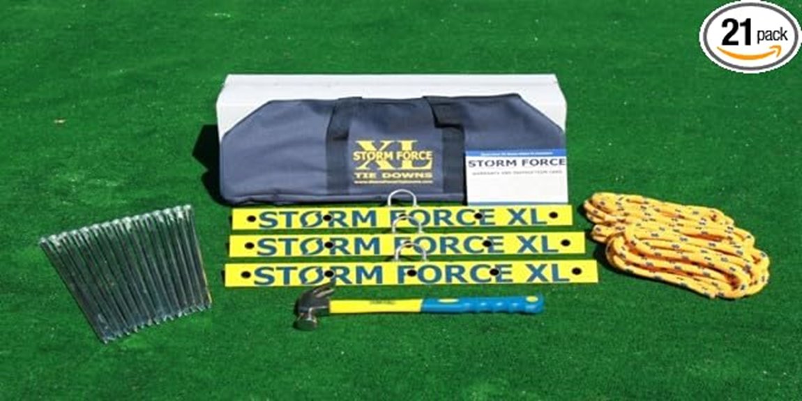 24 piece aircraft anchoring kit