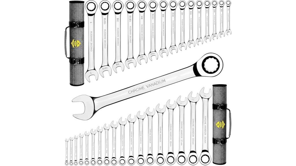 33 piece ratchet wrench set