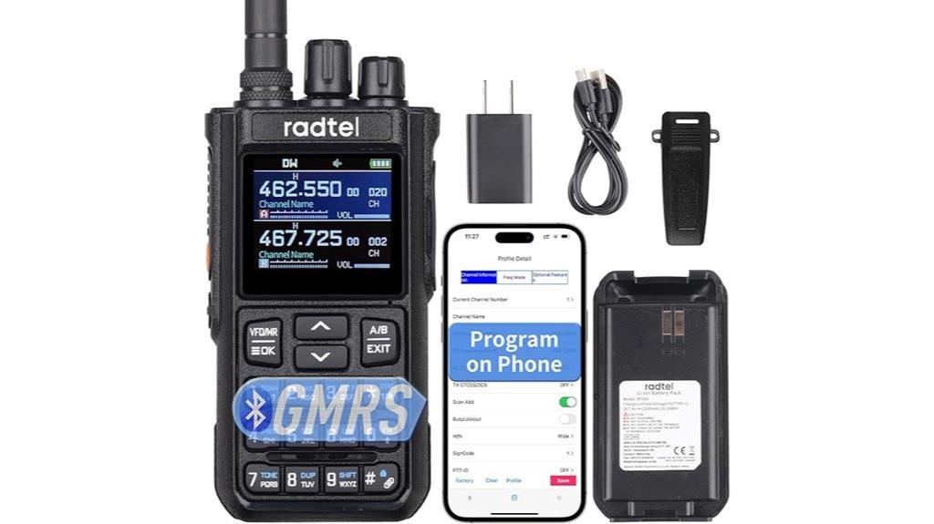 8w gmrs handheld radio