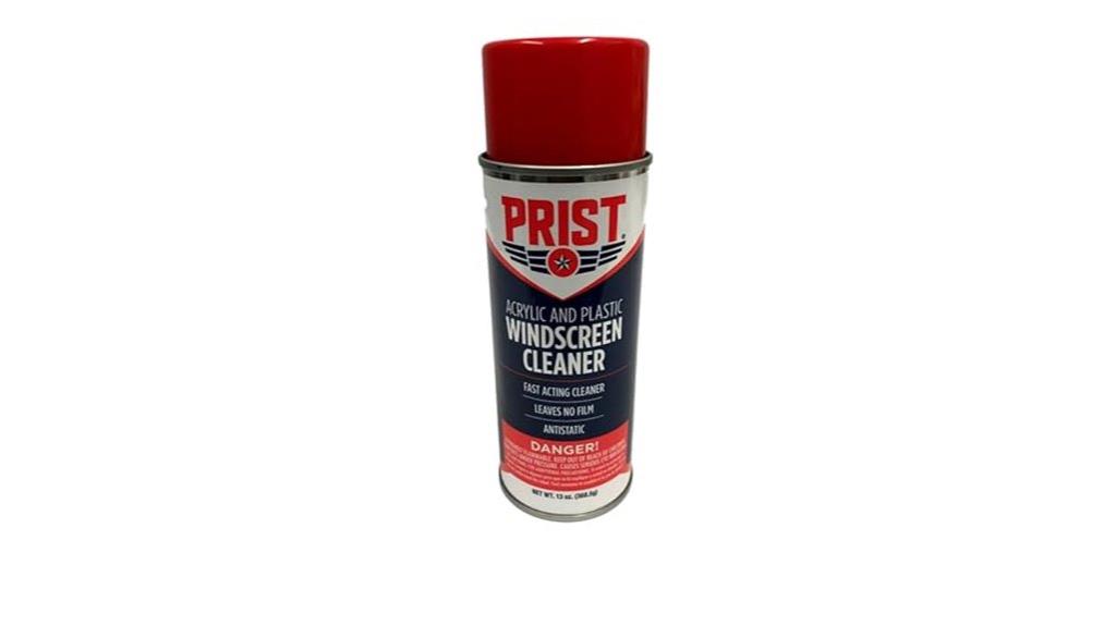 acrylic plastic windscreen cleaner