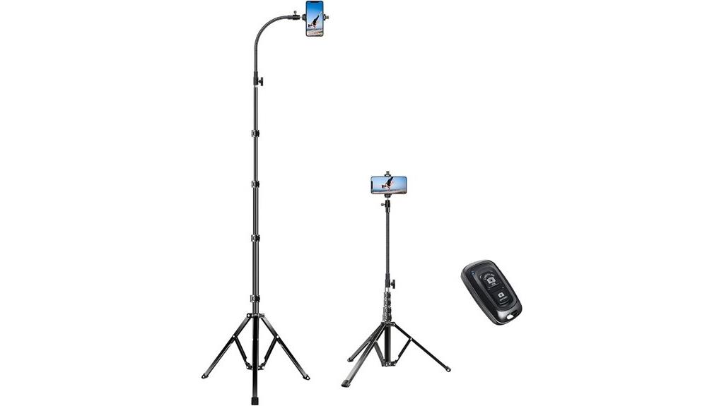adjustable smartphone tripod